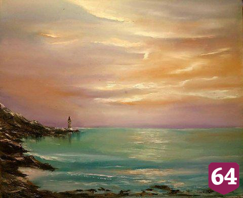Саратовский художник пальцами рисует картины и продает за рубеж
