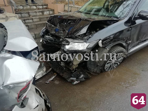 В массовой аварии на Чернышевского пострадала автоледи