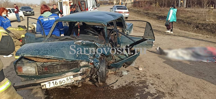 Пассажир «Жигулей» погиб в ДТП под Саратовом