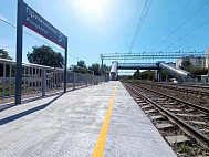 В Саратове над железной дорогой открыт еще один пешеходный мост с лифтами 