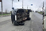 На перекрестке от удара автобуса перевернулась «Газель» 