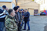 На проводах мобилизованным саратовцам передали рюкзаки и иконы