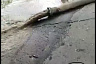 Коммунальщики затопили сквер у Сенного рынка грязной водой