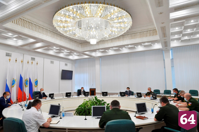 В саратовском правительстве обсудили развитие инфраструктуры военных городков   