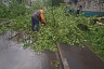 В Саратовской области сильный ветер повалил водонапорную башню 
