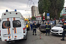 В Саратове легковушку отбросило на дорожный знак после ДТП