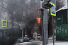 В центре Саратова сгорел светофор