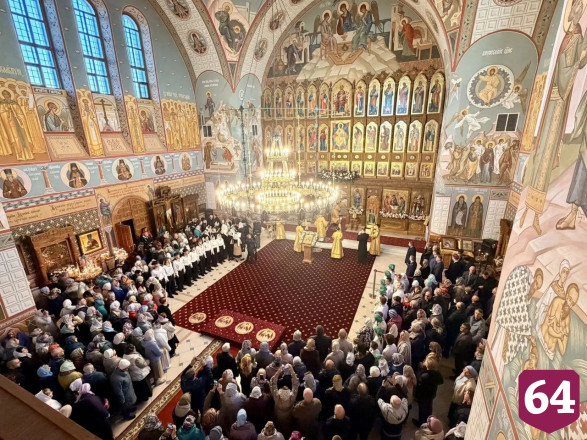 В Саратовской области провели великое освящение храма-памятника архитектуры
