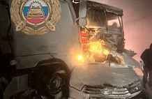 В метель на саратовской трассе столкнулись 9 автомобилей
