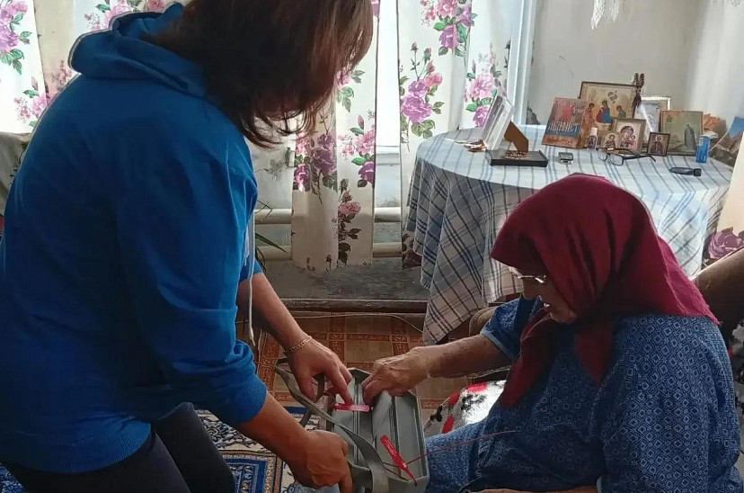 В Саратовской области проголосовала 100-летняя долгожительница