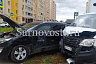 Грузовик протаранил иномарку автоледи в Солнечном-2