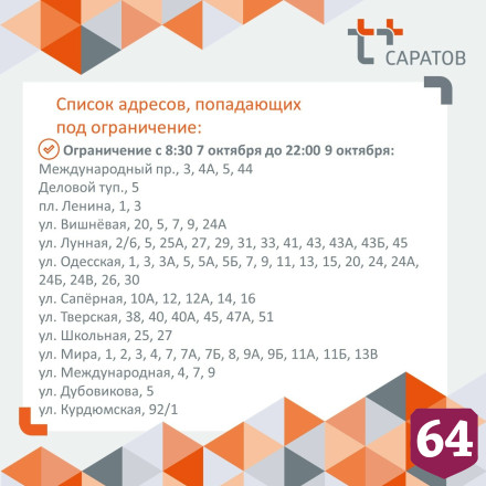 В домах саратовцев нет горячей и холодной воды 