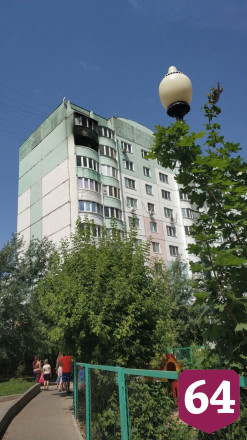 На Блинова горела квартира в 10-этажке