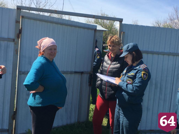 Пожарные с беспилотниками проверили саратовские поселки