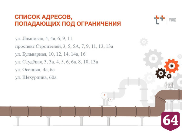 Работы коммунальщиков оставили саратовцев без холодной и горячей воды 