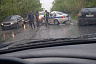 В ДТП с полицейской машиной на Кумысной поляне покалечились 5 человек
