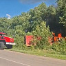 Под Саратовом водитель увел горящий КамАЗ с дороги