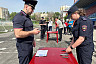 В Саратове полицейские соревновались в перетягивании каната