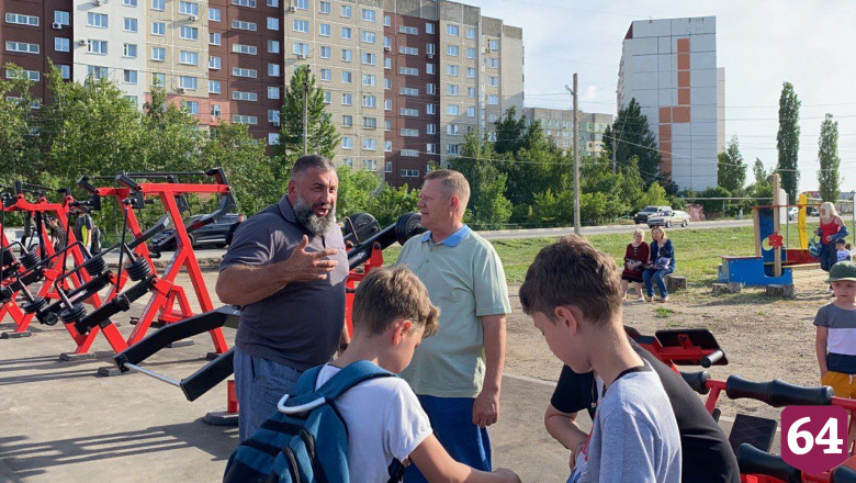 В Саратове открыли первый в России фитнес-парк