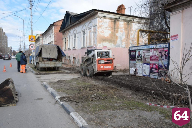 В Саратове начался масштабный ремонт тротуаров 