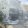 На Московском шоссе горел бензовоз