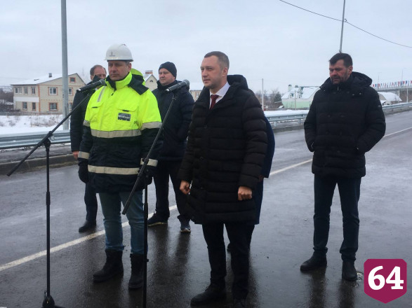 В Саратовской области открыли движение по новому мосту  
