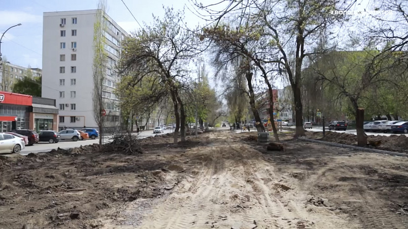 Бульвар на улице Рахова в Саратове благоустроят к июлю