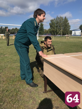 Победителям турнира лесных пожарных вручили кусторез 