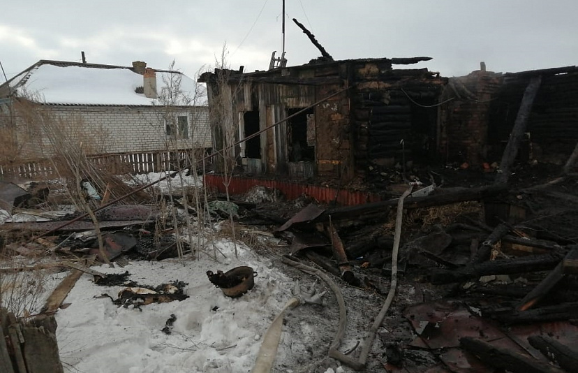 После пожара под завалами нашли останки хозяина дома 