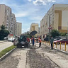 В Авиаторе начались ремонт дороги и благоустройство