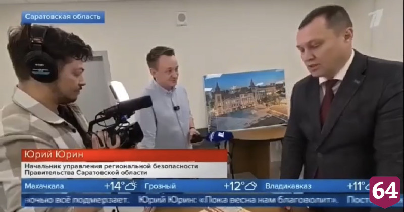 Федеральный канал показал подготовку к паводку в Саратовской области