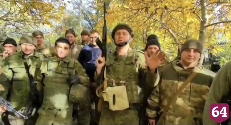 Саратовские мобилизованные записали видеообращение родным с фронта