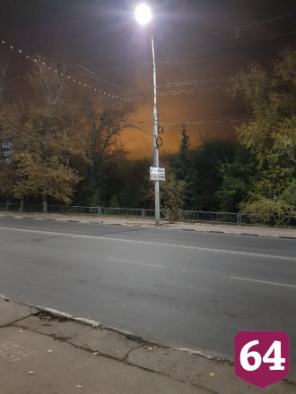 В Саратове обсуждают необычное сияние в небе