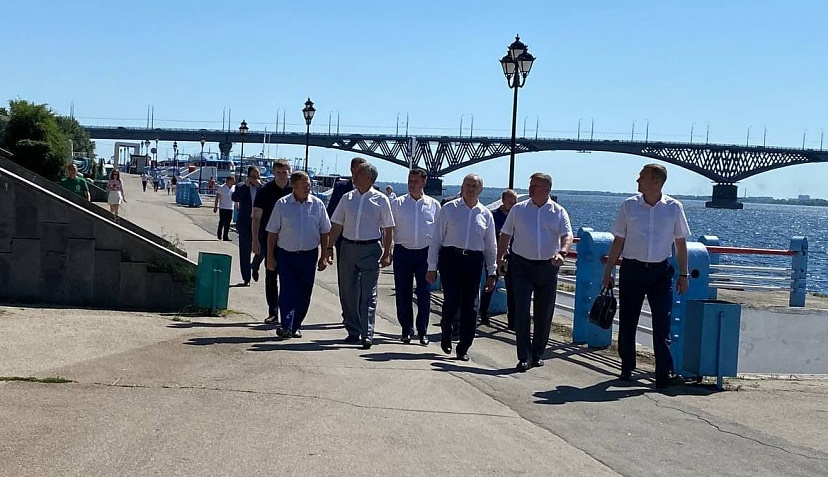 В Волжском районе на набережной построят пляж