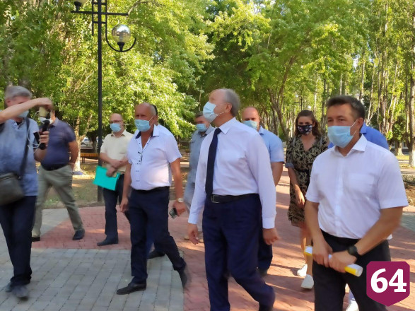 Валерию Радаеву рассказали об апгрейде сквера 