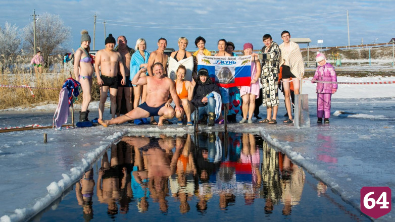Саратовские моржи поставят рекорд в 10-метровой проруби
