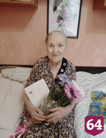 Саратовскую долгожительницу с 95-летием поздравил Владимир Путин