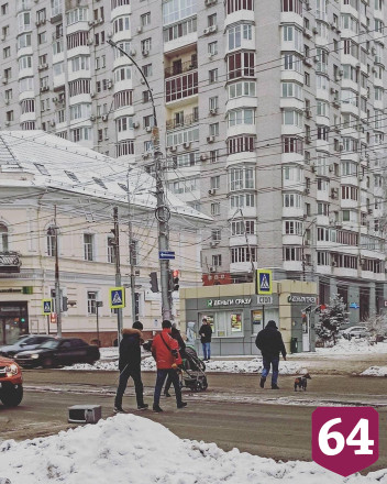 Жители Саратова «выгуливали» по улицам микроволновку