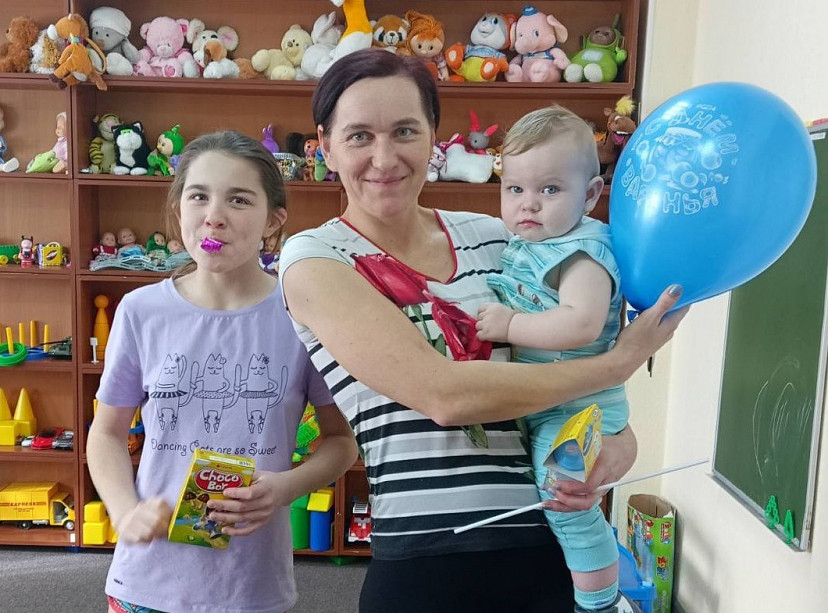Житель Донбасса отметил в Саратовской области первый день рождения