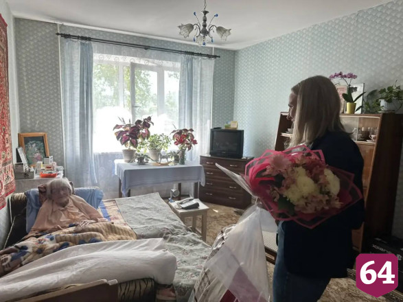 В Саратове с Днем Победы поздравили 106-летнюю медсестру Великой Отечественной