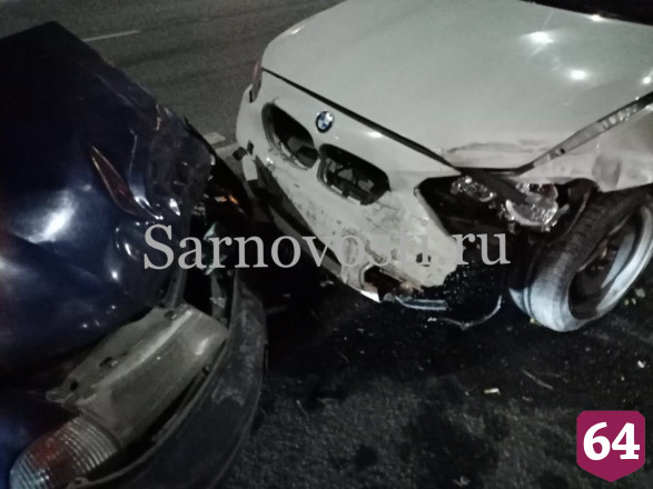 В массовой аварии на 1-й Дачной пострадала женщина