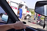На саратовской трассе мотоциклист протаранил иномарку