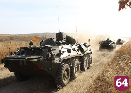 Военные проводят в Саратовской области масштабные учения