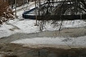 Горожане пожаловались на залитый вместе с катком двор