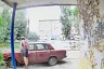 В центре Саратова велосипедист заплевал машину автохама