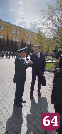 В параде Победы на Красной площади участвовал саратовский ветеран