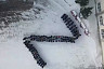 Саратовские студенты выстроились в букву Z в поддержку спецоперации на Украине