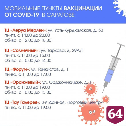 В Саратовской области начались антиковидные каникулы
