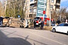 В Саратове после ДТП опрокинулось такси