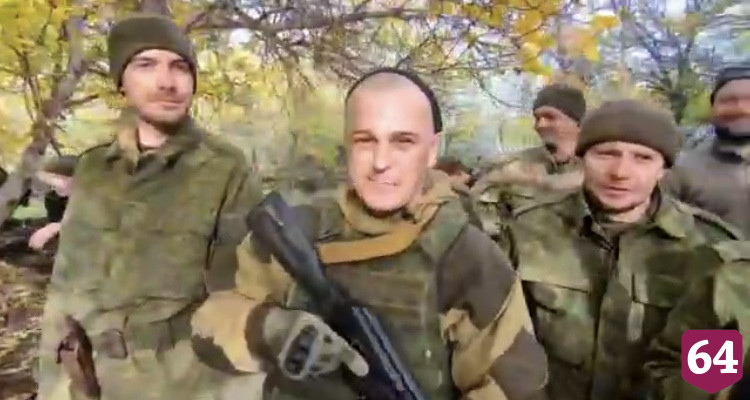 Саратовские мобилизованные записали видеообращение родным с фронта